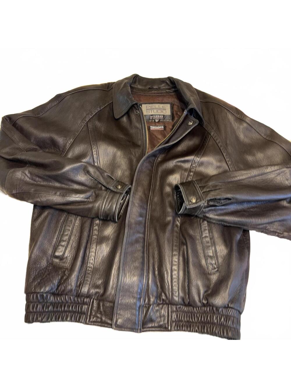 Pelle Studio 100% Leather Mens XLT Wilsons 3M Thinsulate Lined Leather Jacket